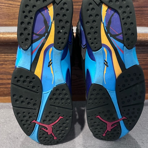 Black and Blue Sneakers with Logo - Picture 6 of 6